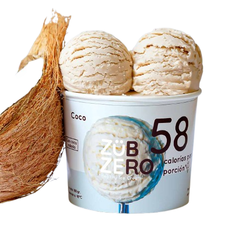 HELADO DE CREMA COCO 500 ML - ZUB ZERO