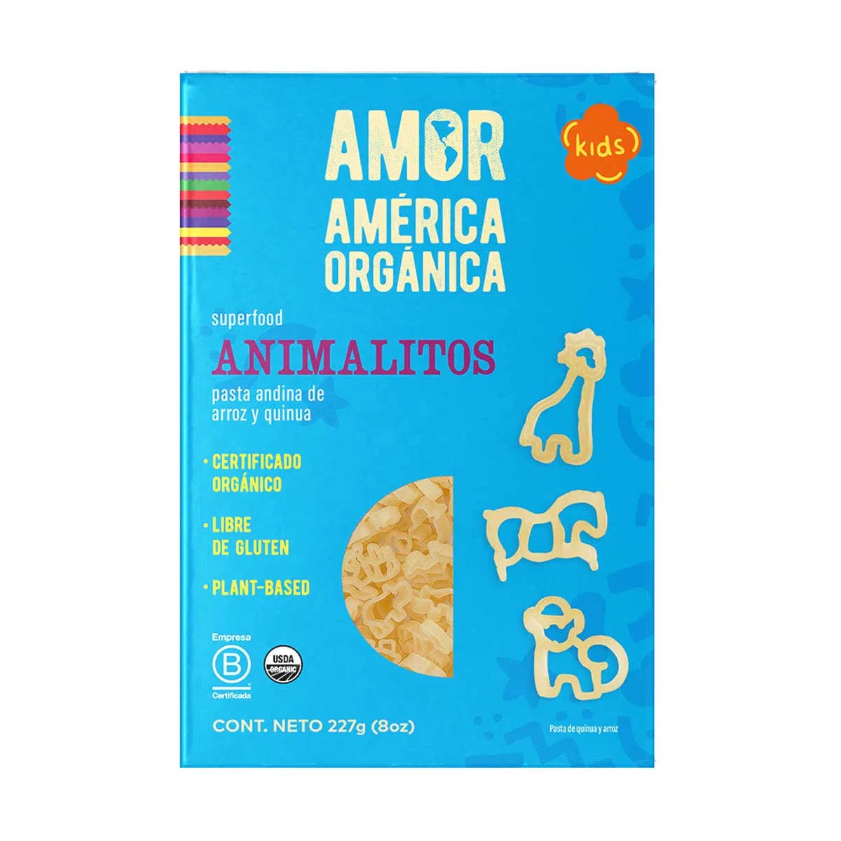 Pasta Andina Animalitos 227g-AMÉRICA ORGÁNICA