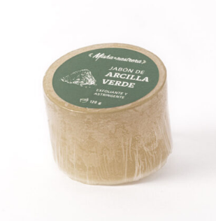JABON DE ARCILLA VERDE 120 GR - MISHA RASTRERA